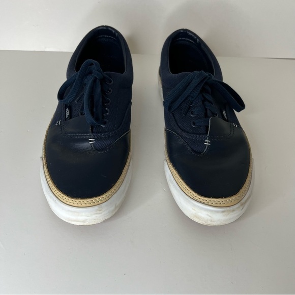 VANS Era Overply Vamp Dress Blue Sneakers Mens 10 - Picture 6 of 10
